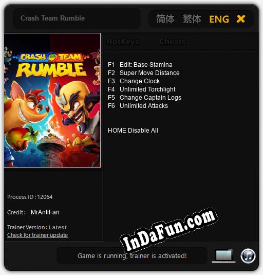 Crash Team Rumble: Cheats, Trainer +6 [MrAntiFan]
