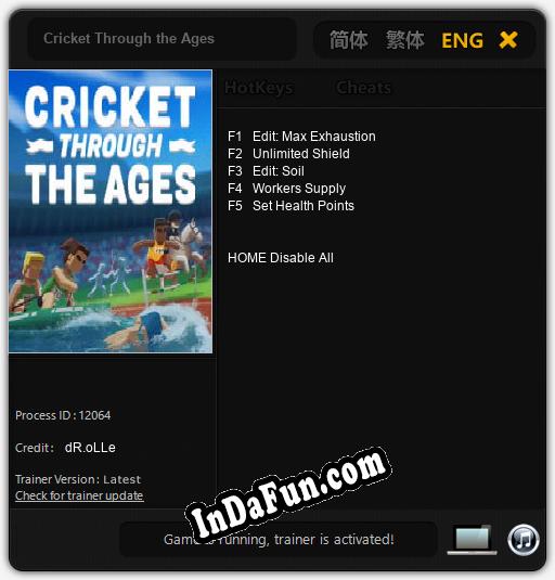 Trainer for Cricket Through the Ages [v1.0.5]