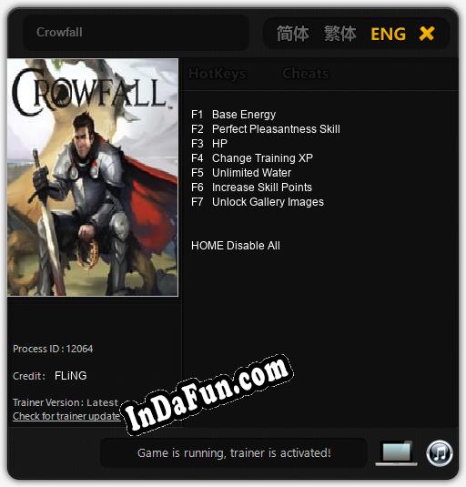 Crowfall: TRAINER AND CHEATS (V1.0.83)