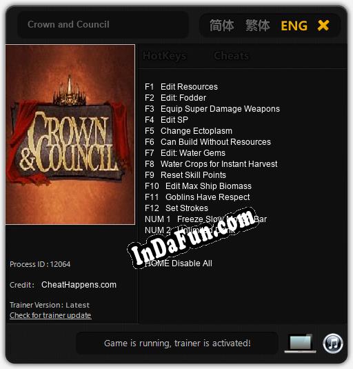 Crown and Council: Trainer +14 [v1.4]