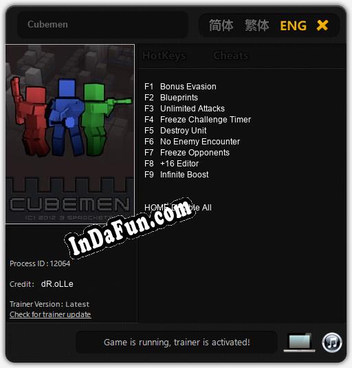 Cubemen: Trainer +9 [v1.8]