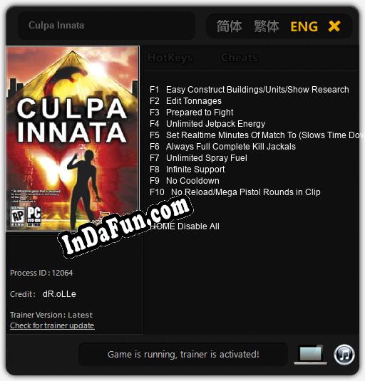 Trainer for Culpa Innata [v1.0.4]