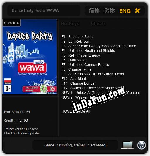 Dance Party Radio WAWA: Trainer +14 [v1.9]