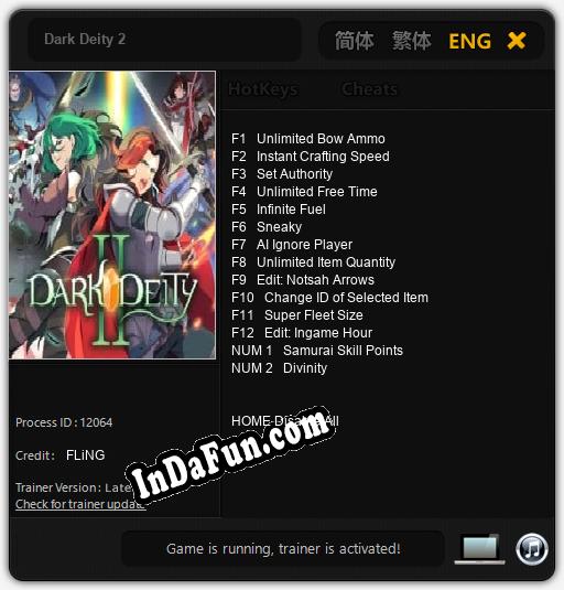Dark Deity 2: Cheats, Trainer +14 [FLiNG]