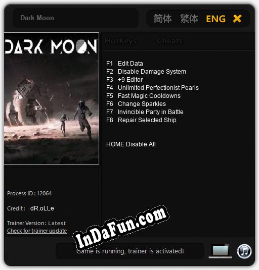 Dark Moon: TRAINER AND CHEATS (V1.0.54)