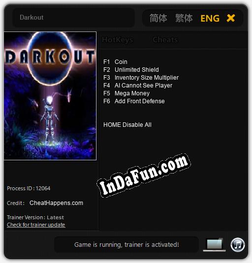 Darkout: Trainer +6 [v1.9]