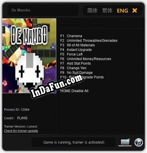 Trainer for De Mambo [v1.0.5]