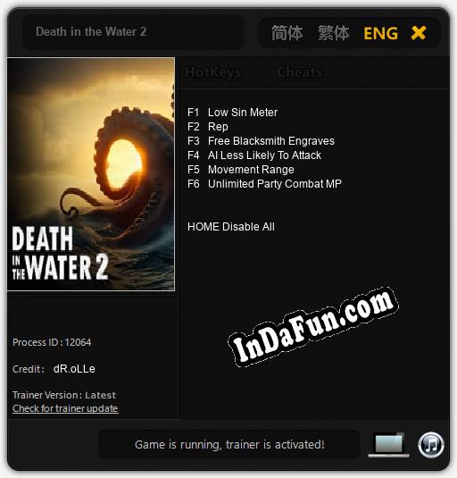 Death in the Water 2: TRAINER AND CHEATS (V1.0.36)