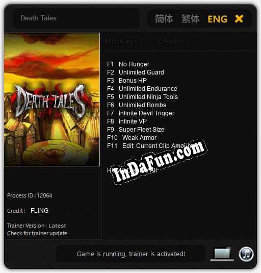 Death Tales: TRAINER AND CHEATS (V1.0.72)