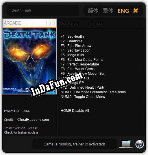 Death Tank: Cheats, Trainer +14 [CheatHappens.com]