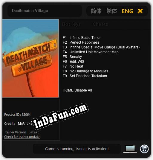 Deathmatch Village: Cheats, Trainer +9 [MrAntiFan]