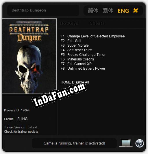 Deathtrap Dungeon: TRAINER AND CHEATS (V1.0.12)