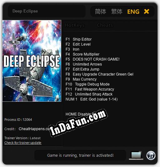 Trainer for Deep Eclipse [v1.0.9]
