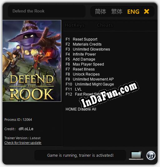 Defend the Rook: Cheats, Trainer +12 [dR.oLLe]