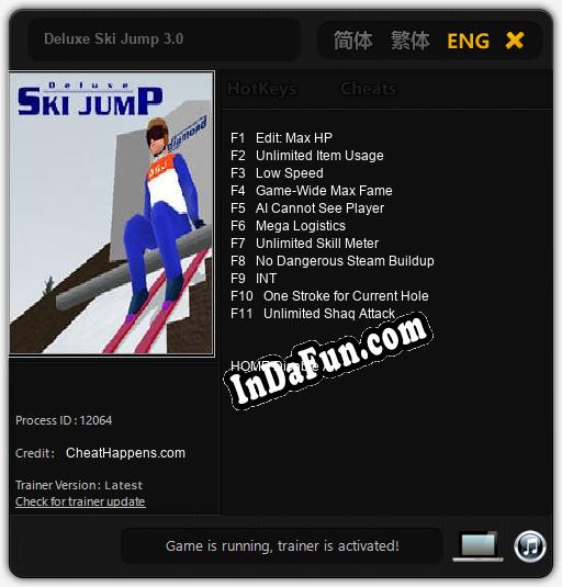 Deluxe Ski Jump 3.0: TRAINER AND CHEATS (V1.0.99)