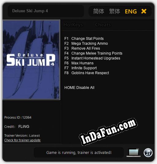 Deluxe Ski Jump 4: Trainer +8 [v1.4]