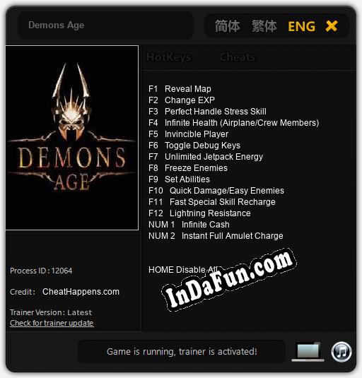 Demons Age: Cheats, Trainer +14 [CheatHappens.com]