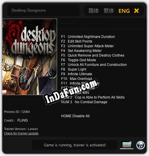 Desktop Dungeons: Trainer +15 [v1.4]