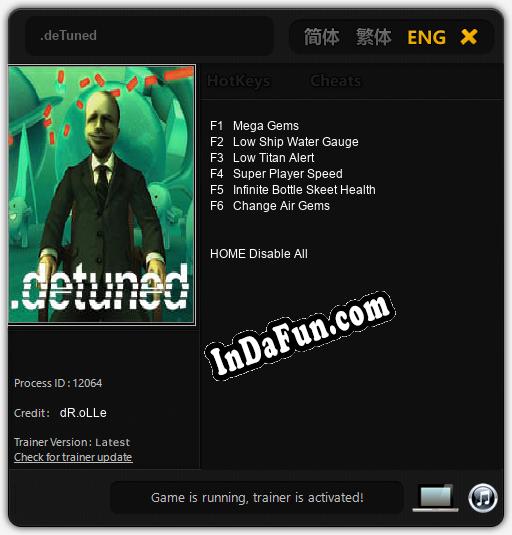 .deTuned: Cheats, Trainer +6 [dR.oLLe]
