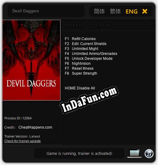 Devil Daggers: Cheats, Trainer +8 [CheatHappens.com]