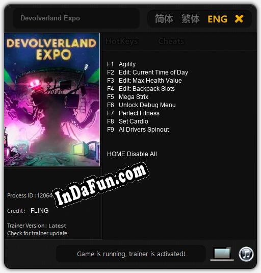 Devolverland Expo: TRAINER AND CHEATS (V1.0.49)