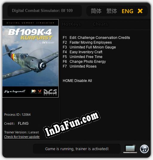 Digital Combat Simulator: Bf 109 K-4 Kurfürst: Cheats, Trainer +7 [FLiNG]