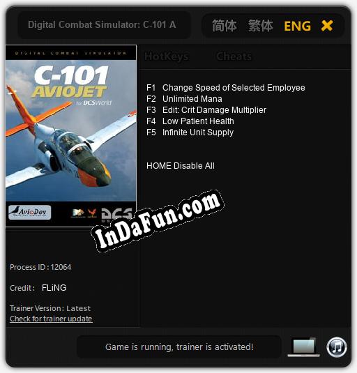 Trainer for Digital Combat Simulator: C-101 Aviojet [v1.0.9]