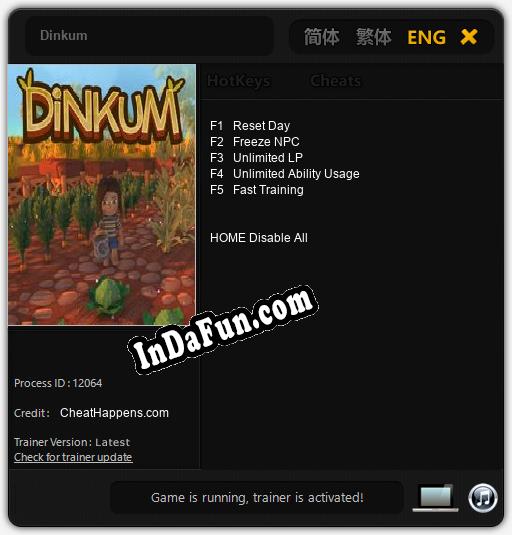 Trainer for Dinkum [v1.0.8]