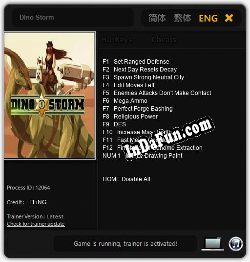 Dino Storm: Cheats, Trainer +13 [FLiNG]