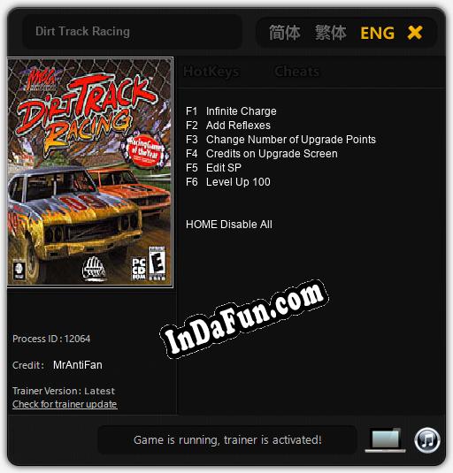 Trainer for Dirt Track Racing [v1.0.2]