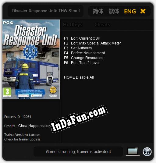 Disaster Response Unit: THW Simulator: Trainer +6 [v1.2]