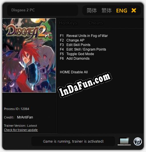 Disgaea 2 PC: Cheats, Trainer +6 [MrAntiFan]