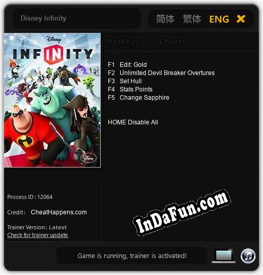 Disney Infinity: Cheats, Trainer +5 [CheatHappens.com] » Free Download ...