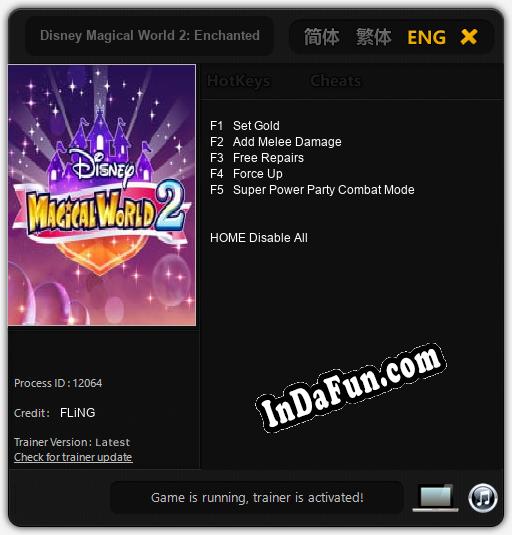 Disney Magical World 2: Enchanted Edition: Trainer +5 [v1.5]