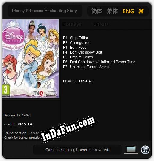 Disney Princess: Enchanting Storybooks: Trainer +7 [v1.2]