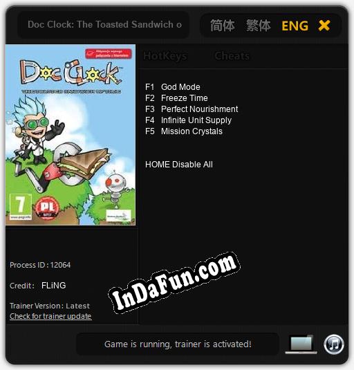 Doc Clock: The Toasted Sandwich of Time: Cheats, Trainer +5 [FLiNG]