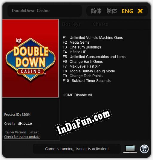 Trainer for DoubleDown Casino [v1.0.1]