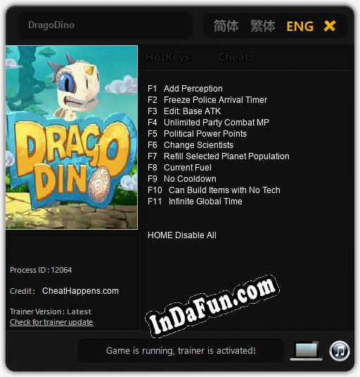 DragoDino: Cheats, Trainer +11 [CheatHappens.com]