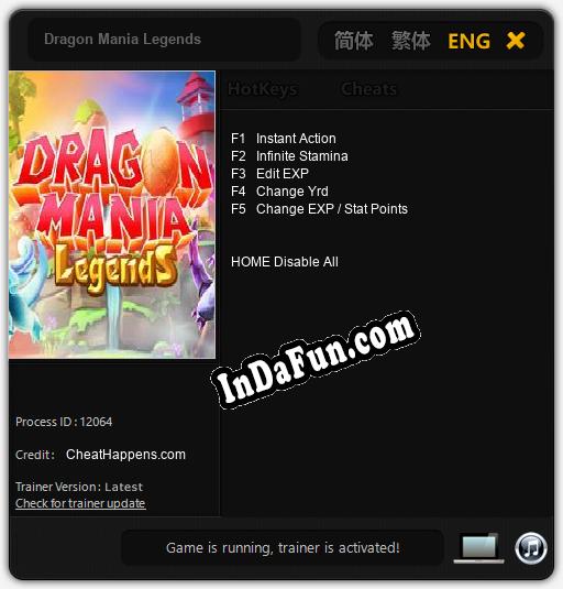 Dragon Mania Legends: TRAINER AND CHEATS (V1.0.42)