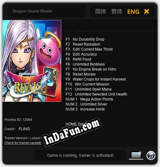 Trainer for Dragon Quest Rivals [v1.0.6]