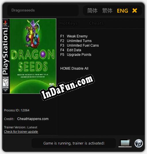 Dragonseeds: TRAINER AND CHEATS (V1.0.46)