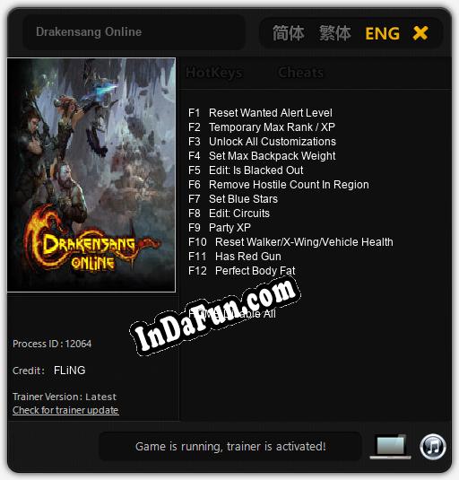 Drakensang Online: Cheats, Trainer +12 [FLiNG]