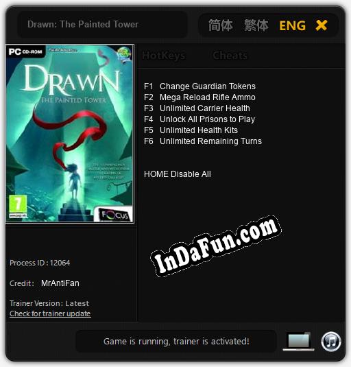 Trainer for Drawn: The Painted Tower [v1.0.1]