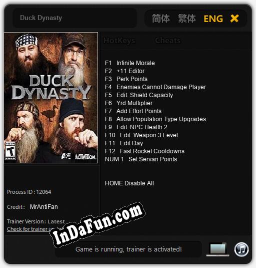 Duck Dynasty: Trainer +13 [v1.5]