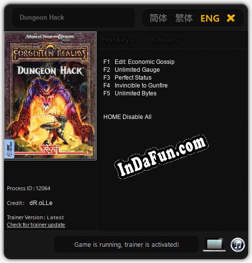 Dungeon Hack: Trainer +5 [v1.7]