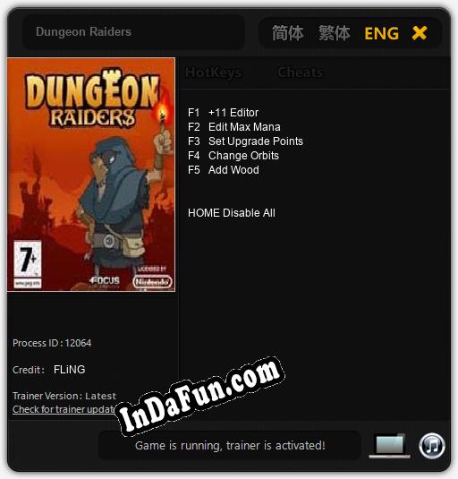 Dungeon Raiders: Trainer +5 [v1.6]