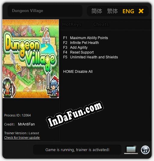 Dungeon Village: Cheats, Trainer +5 [MrAntiFan]