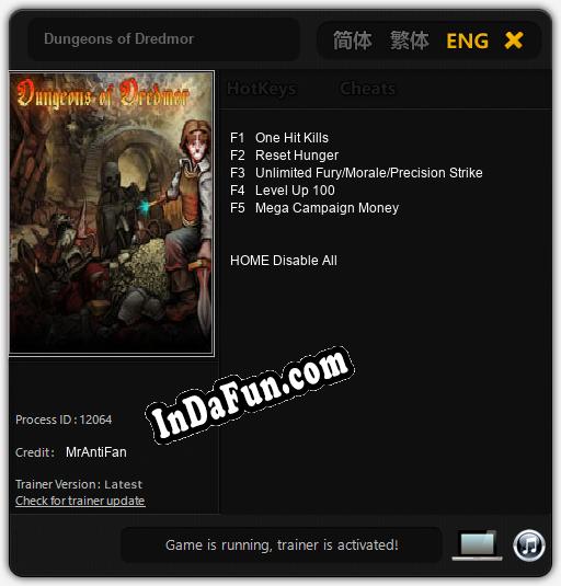 Dungeons of Dredmor: Cheats, Trainer +5 [MrAntiFan]