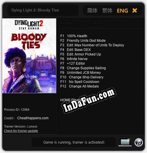 Dying Light 2: Bloody Ties: TRAINER AND CHEATS (V1.0.30) » Free ...