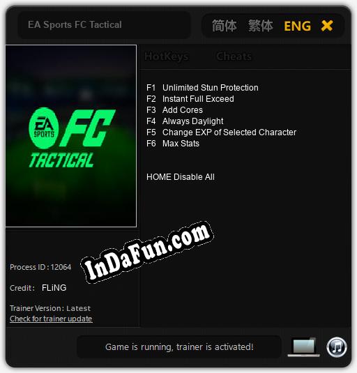 EA Sports FC Tactical: TRAINER AND CHEATS (V1.0.10)